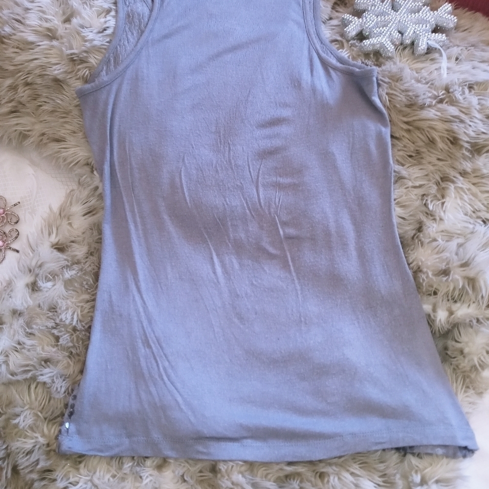 Tank grey Love culture woman grey tank size S - Picture 4 of 6